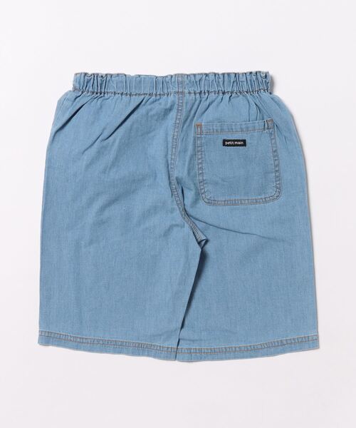 petit main（プティマイン）の「ストレッチデニムハーフパンツ（デニムパンツ・キッズ・サックスブルー/ブルー・110cm/120cm/130cm/100cm/80ｃｍ/90cm）」の8枚目の写真