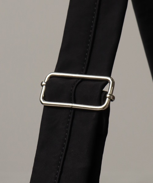 welise（ウェライズ）の「【welise/ウェライズ】HQヘビーナイロン ダブルギャザーストリングショルダーバッグ（ショルダーバッグ・メンズ・ブラック/チャコールグレー・FREE）」の18枚目の写真