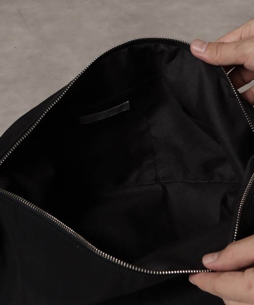 welise（ウェライズ）の「【welise/ウェライズ】HQヘビーナイロン ダブルギャザーストリングショルダーバッグ（ショルダーバッグ・メンズ・ブラック/チャコールグレー・FREE）」の16枚目の写真