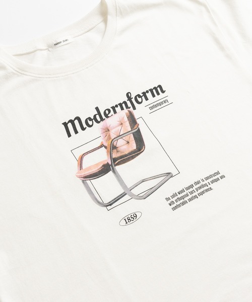 Adoon plain(アドーンプレーン)の「アソートプリントT (プランター)(Tシャツ/カットソー・メンズ・オフホワイト/チャコールグレー/ブラック系その他/ホワイト系その他/ブラック・LARGE/MEDIUM)」の11枚目の写真