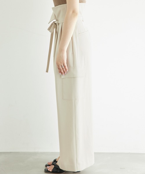 ROPE' PICNIC(ロペピクニック)の「アシンメトリータックパンツ(その他パンツ・レディース・ブラック/ベージュ系その他・36/38/40)」の12枚目の写真