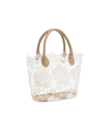 ✤本日のみ値下✤マリークワント レーススカラップトート　カゴMARYQUANT ✤本日のみ値下✤マリークワント レーススカラップトート カゴ