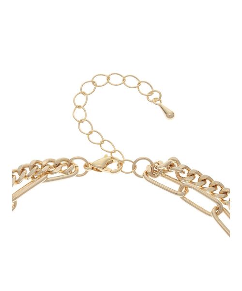 EVRIS（エヴリス）の「HEART MOTIF ダブルチェーンネックレス（ネックレス・レディース・シルバー/ゴールド・FREE）」の7枚目の写真