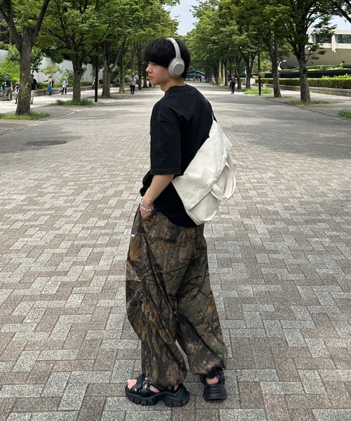 ADAMASTE（アダマスト）の「撥水スーパーワイドテックパンツ【セットアップ対応】（その他パンツ・メンズ・ホワイト/カモフラージュ/ブラック・LARGE/MEDIUM）」の14枚目の写真