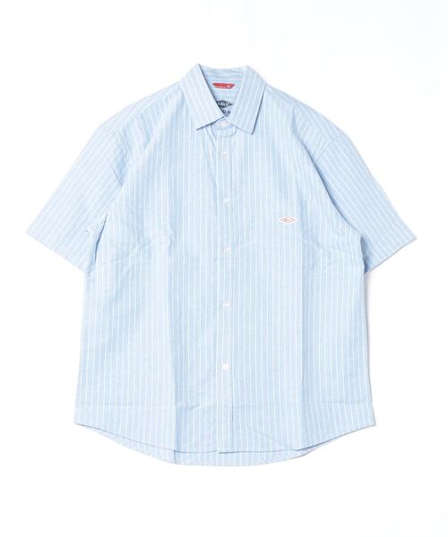BALL(ボール)の「BALL オックス 半袖 レギュラーカラーシャツ(シャツ/ブラウス・メンズ・ストライプ/サックスブルー/オフホワイト・LL/L/M)」の18枚目の写真