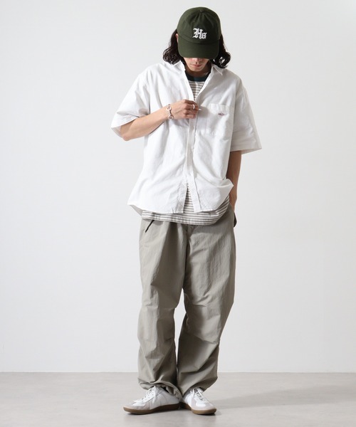 BALL(ボール)の「BALL オックス 半袖 レギュラーカラーシャツ(シャツ/ブラウス・メンズ・ストライプ/サックスブルー/オフホワイト・LL/L/M)」の13枚目の写真