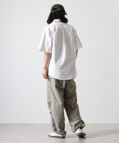 BALL(ボール)の「BALL オックス 半袖 レギュラーカラーシャツ(シャツ/ブラウス・メンズ・ストライプ/サックスブルー/オフホワイト・LL/L/M)」の12枚目の写真