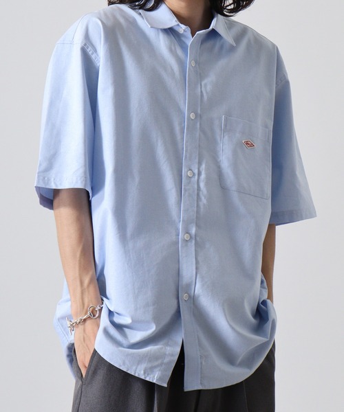 BALL(ボール)の「BALL オックス 半袖 レギュラーカラーシャツ(シャツ/ブラウス・メンズ・ストライプ/サックスブルー/オフホワイト・LL/L/M)」の9枚目の写真