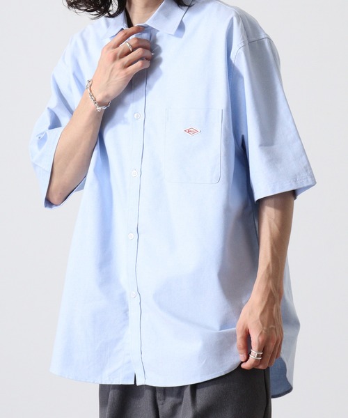 BALL(ボール)の「BALL オックス 半袖 レギュラーカラーシャツ(シャツ/ブラウス・メンズ・ストライプ/サックスブルー/オフホワイト・LL/L/M)」の10枚目の写真