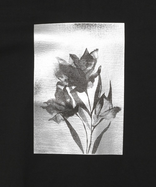 HARE(ハレ)の「フラワーモチーフハクプリントカット(HARE)(Tシャツ/カットソー・メンズ・パープル/ホワイト/ブラック・FREE)」の15枚目の写真