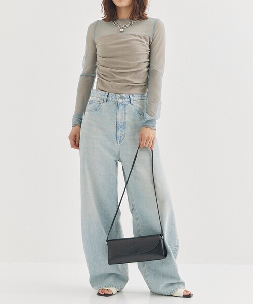 YAHKI（ヤーキ）の「【YAHKI/ヤーキ】YH-647/横長バッグ（ショルダーバッグ・レディース・グレー/ブラック/ブルー・FREE）」の20枚目の写真