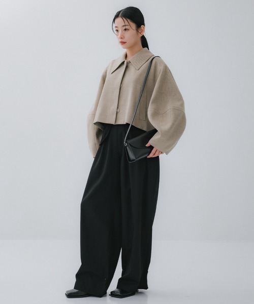 YAHKI（ヤーキ）の「【YAHKI/ヤーキ】YH-647/横長バッグ（ショルダーバッグ・レディース・グレー/ブラック/ブルー・FREE）」の7枚目の写真