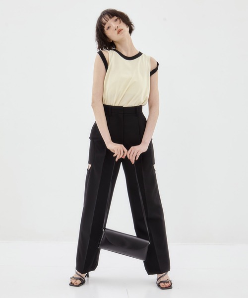 YAHKI（ヤーキ）の「【YAHKI/ヤーキ】YH-647/横長バッグ（ショルダーバッグ・レディース・グレー/ブラック/ブルー・FREE）」の13枚目の写真