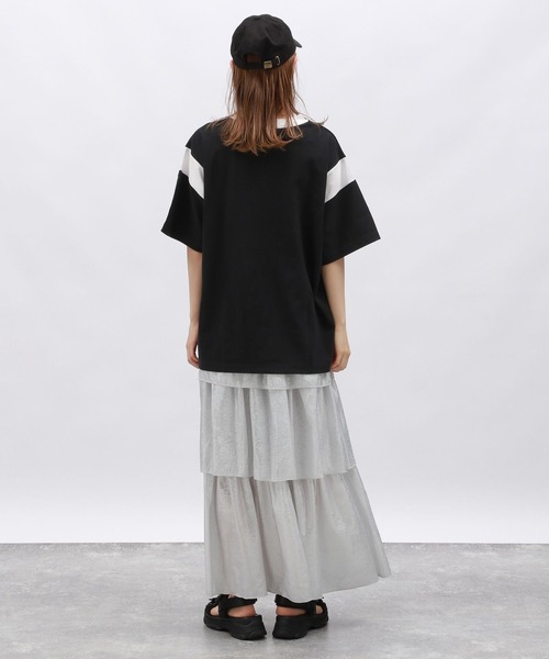 LAKOLE（ラコレ）の「ゲームプリントTEE / 130860（Tシャツ/カットソー・レディース・ブラック/オフホワイト/ネイビー・FREE）」の17枚目の写真