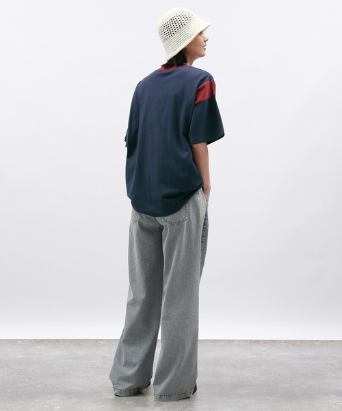 LAKOLE（ラコレ）の「ゲームプリントTEE / 130860（Tシャツ/カットソー・レディース・ブラック/オフホワイト/ネイビー・FREE）」の22枚目の写真