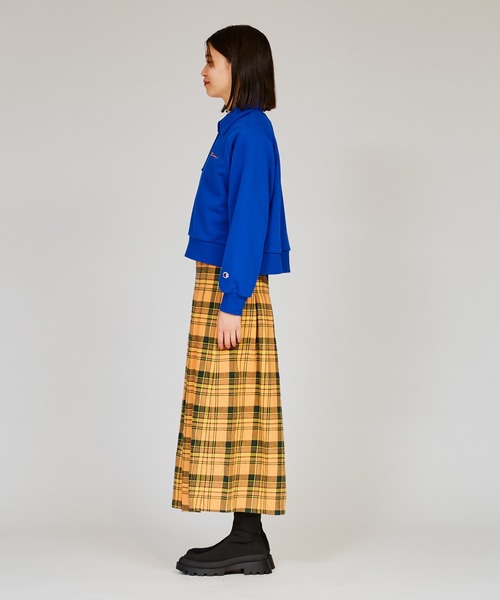 Champion(チャンピオン)の「【Champion/チャンピオン】レディース ハーフジップスウェットシャツ(スウェット・レディース・オフホワイト/ブラック系その他/ヘザーグレー/ブルー/ベージュ/ダークグリーン系・LARGE/MEDIUM)」の11枚目の写真