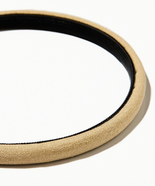 IRIS47（イリスフォーセブン）の「【IRIS 47】canon head band/カノン ヘッドバンド（カチューシャ・レディース・ベージュ/カーキ/ブルー/ブラック・FREE）」の7枚目の写真