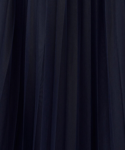 COMME CA ISM（コムサイズム）の「チュールプリーツスカート（スカート・レディース・ネイビー/カーキ・FREE）」の12枚目の写真