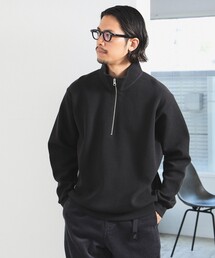 サカリバ ハイネック ハーフジップ スウェット