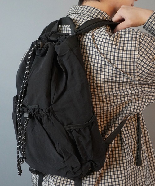 ナイロンナップサック/コード/PC収納可能/大容量（バックパック