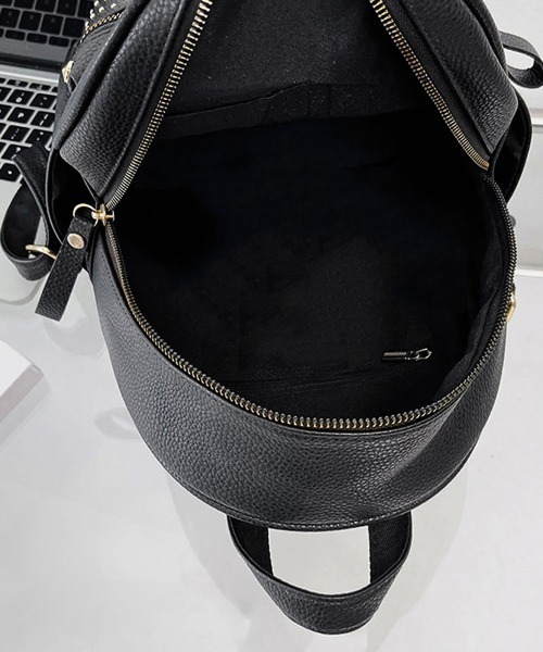 Miniministore（ミニミニストア）の「リュックサック スタッズ フェイクレザー（バックパック/リュック・レディース・ブラック・FREE）」の10枚目の写真