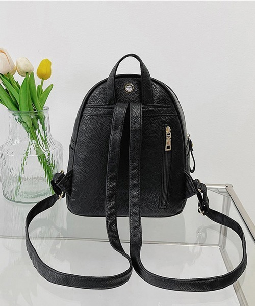 Miniministore（ミニミニストア）の「リュックサック スタッズ フェイクレザー（バックパック/リュック・レディース・ブラック・FREE）」の3枚目の写真