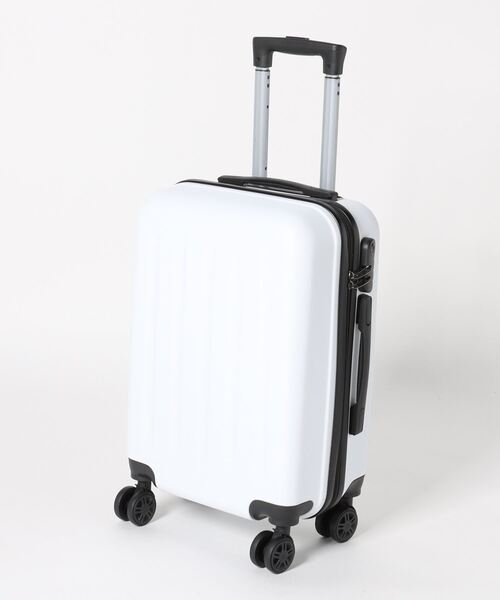 FOUND GOOD（ファウンドグッド）の「キャリーケースS（スーツケース/キャリーバッグ・メンズ・ホワイト/レッド/ベージュ/ネイビー/レッド系1/ブラック・SMALL）」の2枚目の写真