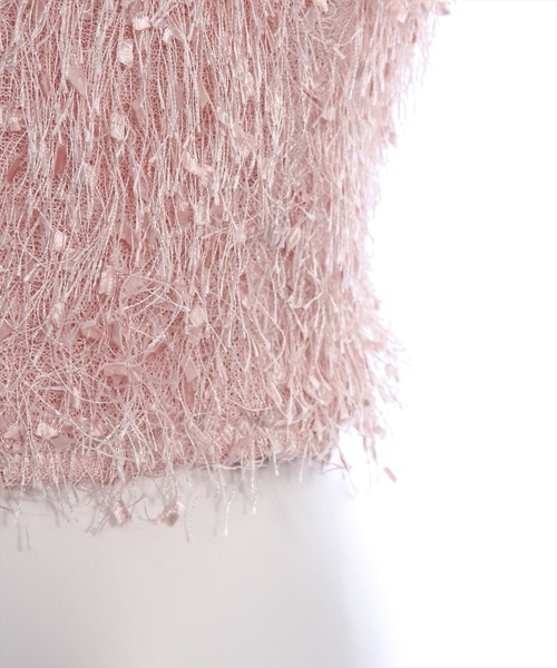 clear（クリア）の「シャギーショート丈カーディガン［大人 カジュアル］≪再入荷≫（カーディガン/ボレロ・レディース・グレー/ベージュ/ピンク・F）」の17枚目の写真