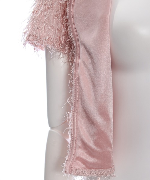 clear（クリア）の「シャギーショート丈カーディガン［大人 カジュアル］≪再入荷≫（カーディガン/ボレロ・レディース・グレー/ベージュ/ピンク・F）」の18枚目の写真