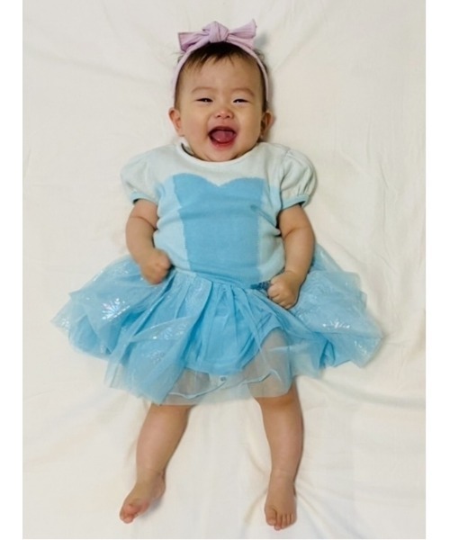 GAP（ギャップ）の「Babygap ディズニー プリンセス エルサ チュールワンピース（ワンピース・キッズ・ライトブルー・110cm/95cm/105cm/80ｃｍ/100cm/90cm）」の4枚目の写真