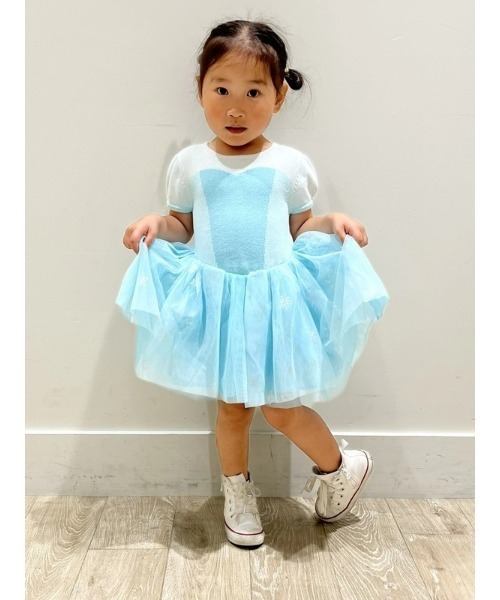 GAP（ギャップ）の「Babygap ディズニー プリンセス エルサ チュールワンピース（ワンピース・キッズ・ライトブルー・110cm/95cm/105cm/80ｃｍ/100cm/90cm）」の12枚目の写真
