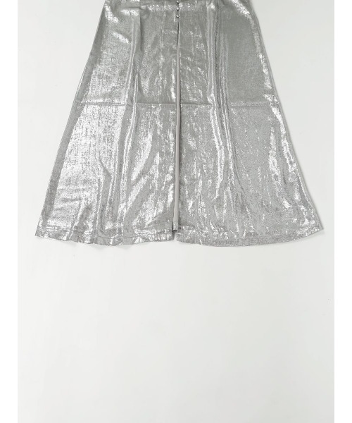 :ETHROF(イーサオブ)の「METALLIC SHIRT ONEPIECE(ワンピース・レディース・ブラック/グレー・MEDIUM)」の19枚目の写真