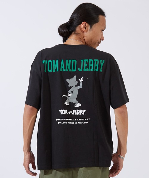 Tom&Jerry(トムアンドジェリー)の「【TOM&JERRY】プリント オーバーサイズ 半袖Tシャツ(Tシャツ/カットソー・メンズ・ライトグレー系/グレー系/グレー系1/ベージュ系1/ネイビー系/ホワイト系1/ホワイト系2/オレンジ系2/ブラック系2/ホワイト系/ブラウン/ホワイト/ブラック/グリーン系1・MEDIUM/LARGE/X-LARGE)」の6枚目の写真