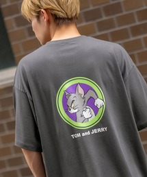 【TOM&JERRY】プリント オーバーサイズ 半袖Tシャツ