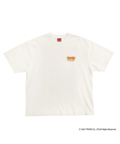 Manhattan Portage（マンハッタンポーテージ）の「S/S Print T-Shirt THRASHER（Tシャツ/カットソー・メンズ・ホワイト/ブラック・LARGE/MEDIUM/SMALL/X-LARGE）」の3枚目の写真