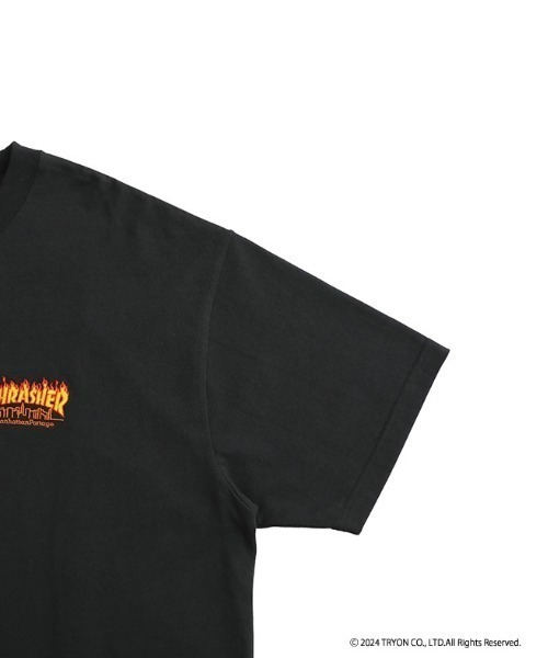 Manhattan Portage（マンハッタンポーテージ）の「S/S Print T-Shirt THRASHER（Tシャツ/カットソー・メンズ・ホワイト/ブラック・LARGE/MEDIUM/SMALL/X-LARGE）」の8枚目の写真