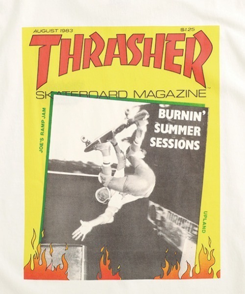 Manhattan Portage（マンハッタンポーテージ）の「S/S Print T-Shirt THRASHER（Tシャツ/カットソー・メンズ・ホワイト/ブラック・LARGE/MEDIUM/SMALL/X-LARGE）」の9枚目の写真