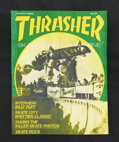 Manhattan Portage（マンハッタンポーテージ）の「S/S Print T-Shirt THRASHER（Tシャツ/カットソー・メンズ・ホワイト/ブラック・LARGE/MEDIUM/SMALL/X-LARGE）」の10枚目の写真