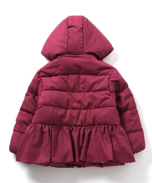 apres les cours（アプレレクール）の「ペプラム中綿アウター_マシンウォッシャブル（ダウンジャケット/コート・キッズ・ブラック/アイボリー/サックスブルー/ローズ・80/90/100/110/120/130/140）」の13枚目の写真