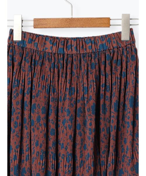 Lugnoncure（ルノンキュール）の「マジョリカプリーツ花柄スカート（スカート・レディース・ブラック/ブラウン/ネイビー・F）」の20枚目の写真