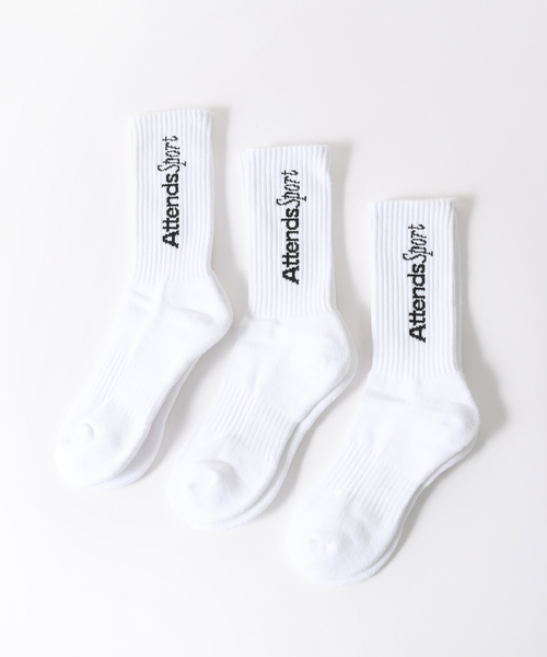 Attends / アテンズ】SPORTS SOX 3PACKS（ソックス/靴下）｜PULP