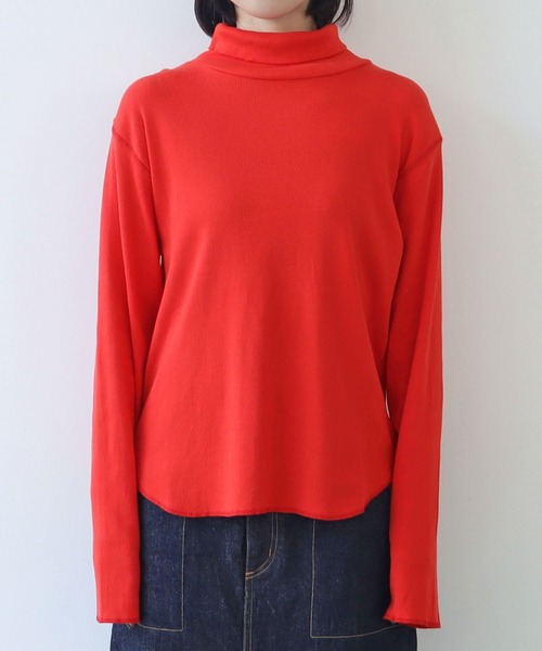 PAR ICI（パーリッシィ）の「テレコ タートルネックカットソー（Tシャツ/カットソー・レディース・イエロー/ホワイト/レッド/グリーン・FREE）」の15枚目の写真