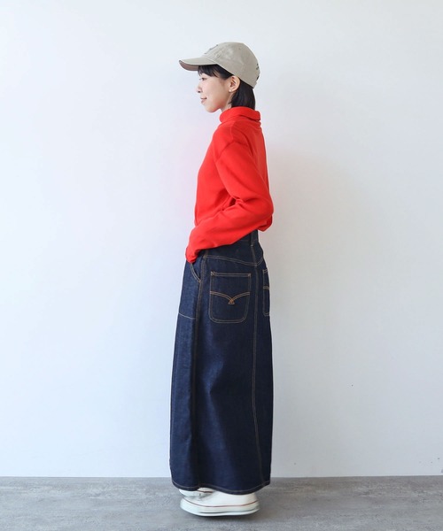 PAR ICI（パーリッシィ）の「テレコ タートルネックカットソー（Tシャツ/カットソー・レディース・イエロー/ホワイト/レッド/グリーン・FREE）」の11枚目の写真