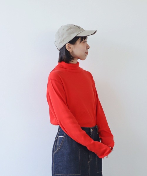 PAR ICI（パーリッシィ）の「テレコ タートルネックカットソー（Tシャツ/カットソー・レディース・イエロー/ホワイト/レッド/グリーン・FREE）」の19枚目の写真