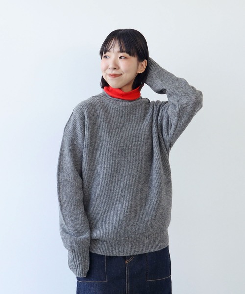 PAR ICI（パーリッシィ）の「テレコ タートルネックカットソー（Tシャツ/カットソー・レディース・イエロー/ホワイト/レッド/グリーン・FREE）」の13枚目の写真