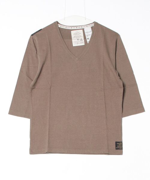 THE MILES（ザ マイルズ）の「R003 TEE（Tシャツ/カットソー・メンズ・ホワイト/レッド/ワインレッド/ピンク/ベージュ/ネイビー/オレンジ/ブラック/サックスブルー/チャコールグレー・SMALL/MEDIUM/LARGE/X-LARGE）」の5枚目の写真