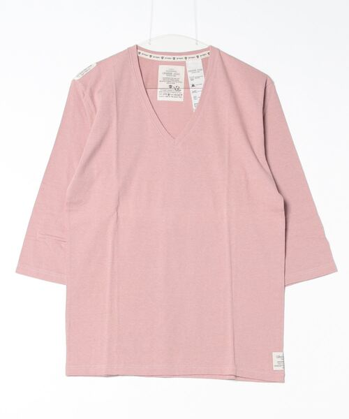 THE MILES（ザ マイルズ）の「R003 TEE（Tシャツ/カットソー・メンズ・ホワイト/レッド/ワインレッド/ピンク/ベージュ/ネイビー/オレンジ/ブラック/サックスブルー/チャコールグレー・SMALL/MEDIUM/LARGE/X-LARGE）」の8枚目の写真