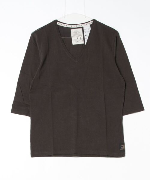 THE MILES（ザ マイルズ）の「R003 TEE（Tシャツ/カットソー・メンズ・ホワイト/レッド/ワインレッド/ピンク/ベージュ/ネイビー/オレンジ/ブラック/サックスブルー/チャコールグレー・SMALL/MEDIUM/LARGE/X-LARGE）」の4枚目の写真