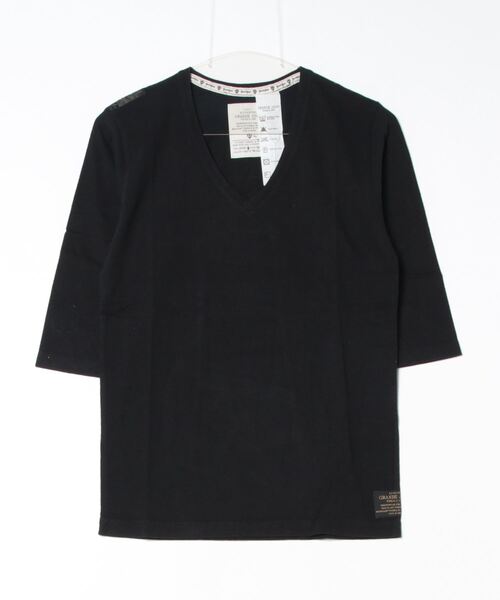 THE MILES（ザ マイルズ）の「R003 TEE（Tシャツ/カットソー・メンズ・ホワイト/レッド/ワインレッド/ピンク/ベージュ/ネイビー/オレンジ/ブラック/サックスブルー/チャコールグレー・SMALL/MEDIUM/LARGE/X-LARGE）」の3枚目の写真