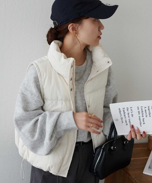 DISCOAT（ディスコート）の「中綿ショートベスト（ベスト）」 - WEAR